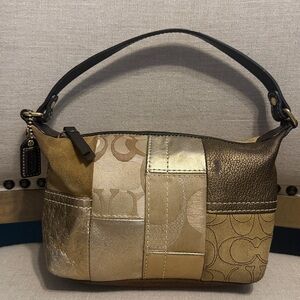 Coach Y2K Patchwork Baguette Demi Mini Handbag; F40971